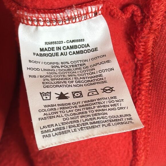 Nike Pullover Vintage Script Hoodie pullover in red size medium - Picture 7 of 11